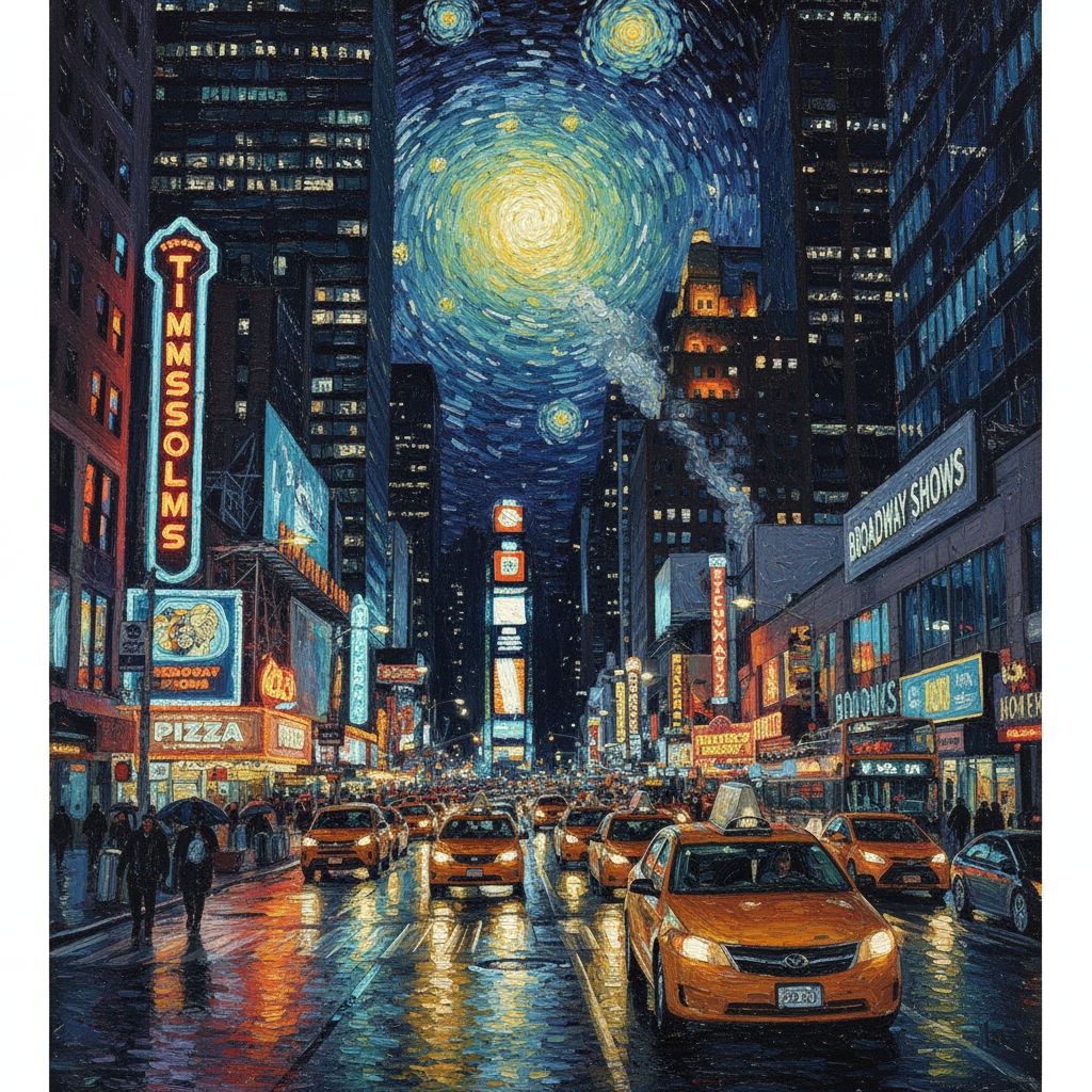 Gemini city style transfer example